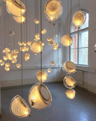 Art Medieval Glass Pendant Light