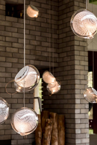 Art Medieval Glass Pendant Light