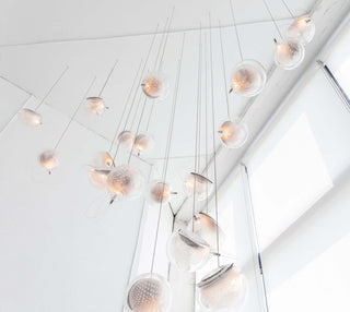 Art Medieval Glass Pendant Light