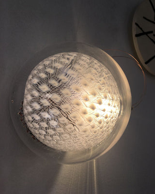 Lila Crystal Modern Glass Wall Light