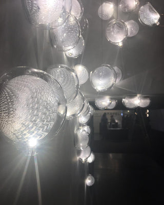 Lila Crystal Modern Glass Wall Light