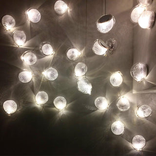 Lila Crystal Modern Glass Wall Light