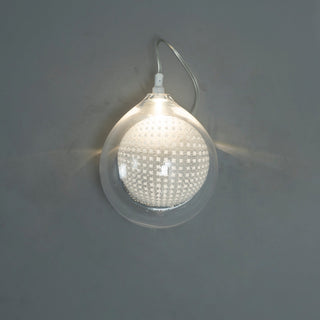 Lila Crystal Modern Glass Wall Light