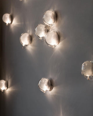 Lila Crystal Modern Glass Wall Light