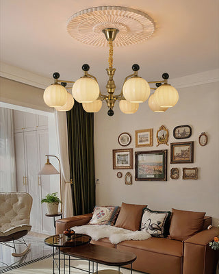 Elowen Mid-Century Glass Chandelier