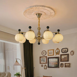Elowen Mid-Century Glass Chandelier