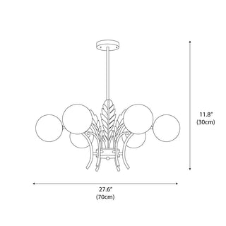 Bokt Vintage Glass Chandelier