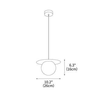 Borra Modern Alabaster Pendant Light