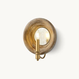 Boundary Rustic Wood Wall Sconce