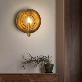 Boundary Rustic Wood Wall Sconce