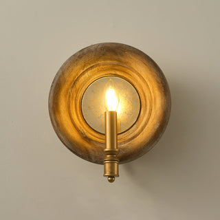 Boundary Rustic Wood Wall Sconce