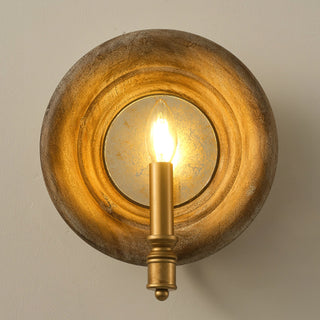 Boundary Rustic Wood Wall Sconce