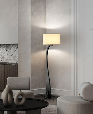 Cura Flowing Wood Floor Lamp