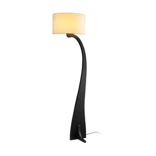 Cura Flowing Wood Floor Lamp