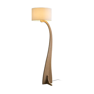 Cura Flowing Wood Floor Lamp
