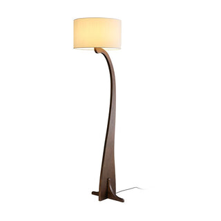 Cura Flowing Wood Floor Lamp