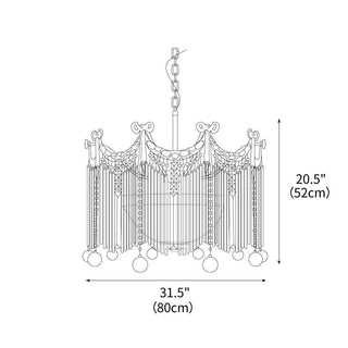Bowknot Luxury Brass Chandelier