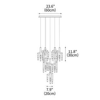 Silva Modern Brass Chandelier