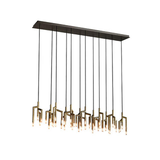 Silva Modern Brass Chandelier