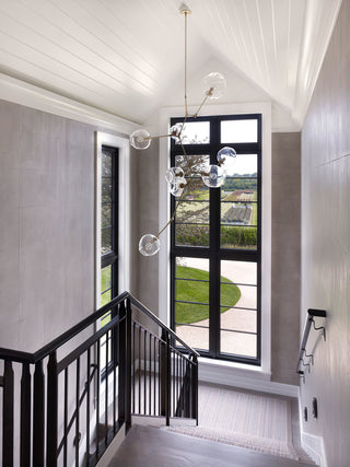 Bifurcation Contemporary Metal Chandelier