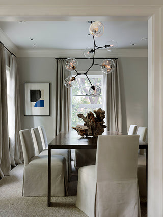 Bifurcation Contemporary Metal Chandelier