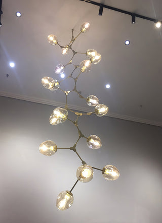 Bifurcation Contemporary Metal Chandelier