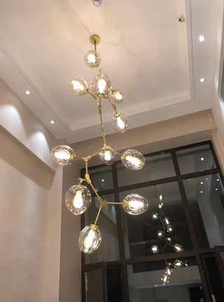 Bifurcation Contemporary Metal Chandelier