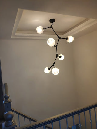 Bifurcation Contemporary Metal Chandelier
