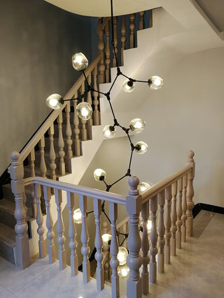 Bifurcation Contemporary Metal Chandelier