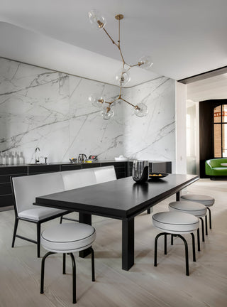Bifurcation Contemporary Metal Chandelier