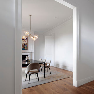 Bifurcation Contemporary Metal Chandelier