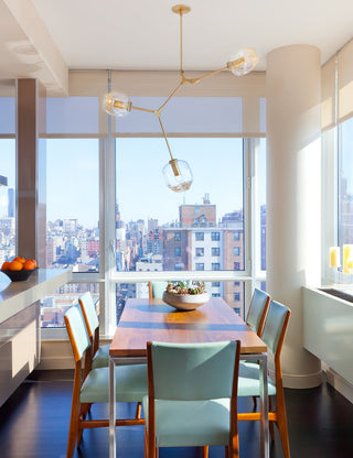 Bifurcation Contemporary Metal Chandelier