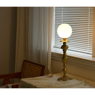 Aurelia Vintage Brass Table Light