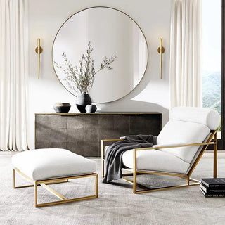 Eclat Minimalist Brass Wall Light