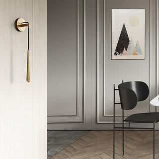 Eclat Minimalist Brass Wall Light