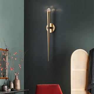 Eclat Minimalist Brass Wall Light