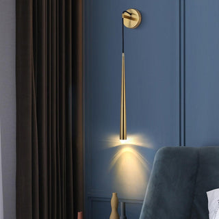 Eclat Minimalist Brass Wall Light