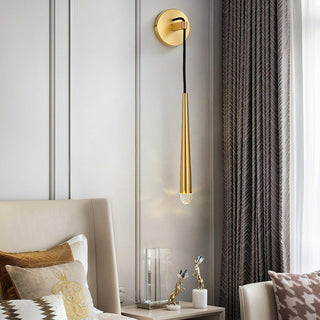 Eclat Minimalist Brass Wall Light