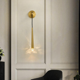 Eclat Minimalist Brass Wall Light