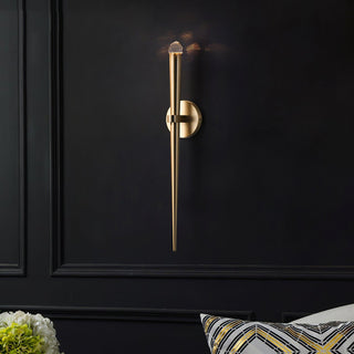 Eclat Minimalist Brass Wall Light