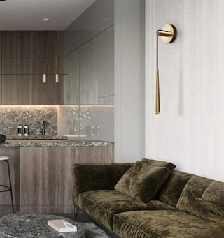 Eclat Minimalist Brass Wall Light