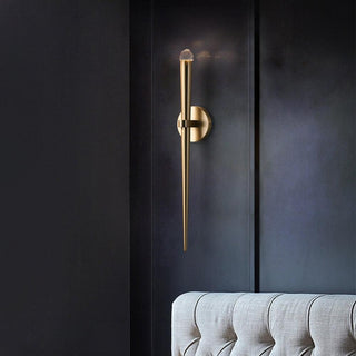 Eclat Minimalist Brass Wall Light