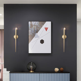 Eclat Minimalist Brass Wall Light