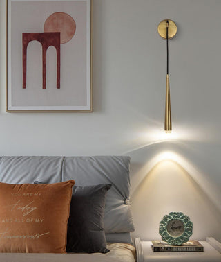 Eclat Minimalist Brass Wall Light