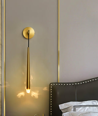 Eclat Minimalist Brass Wall Light