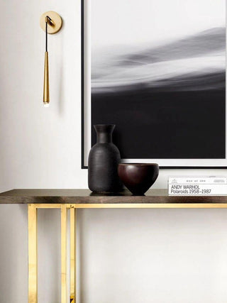 Eclat Minimalist Brass Wall Light