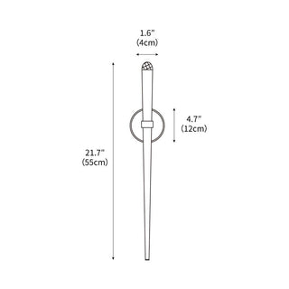 Eclat Minimalist Brass Wall Light