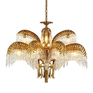 Brad Opulent Palm Frond Chandelier