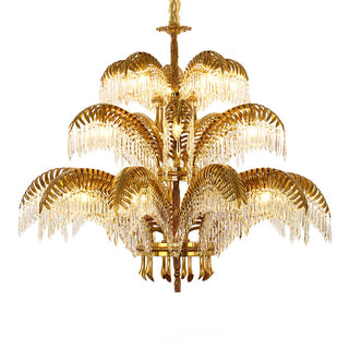 Brad Opulent Palm Frond Chandelier