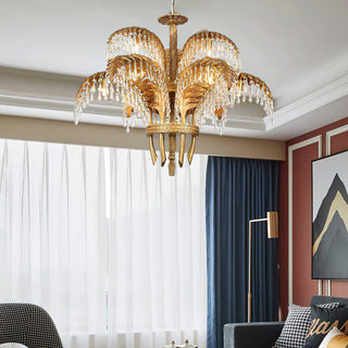 Brad Opulent Palm Frond Chandelier